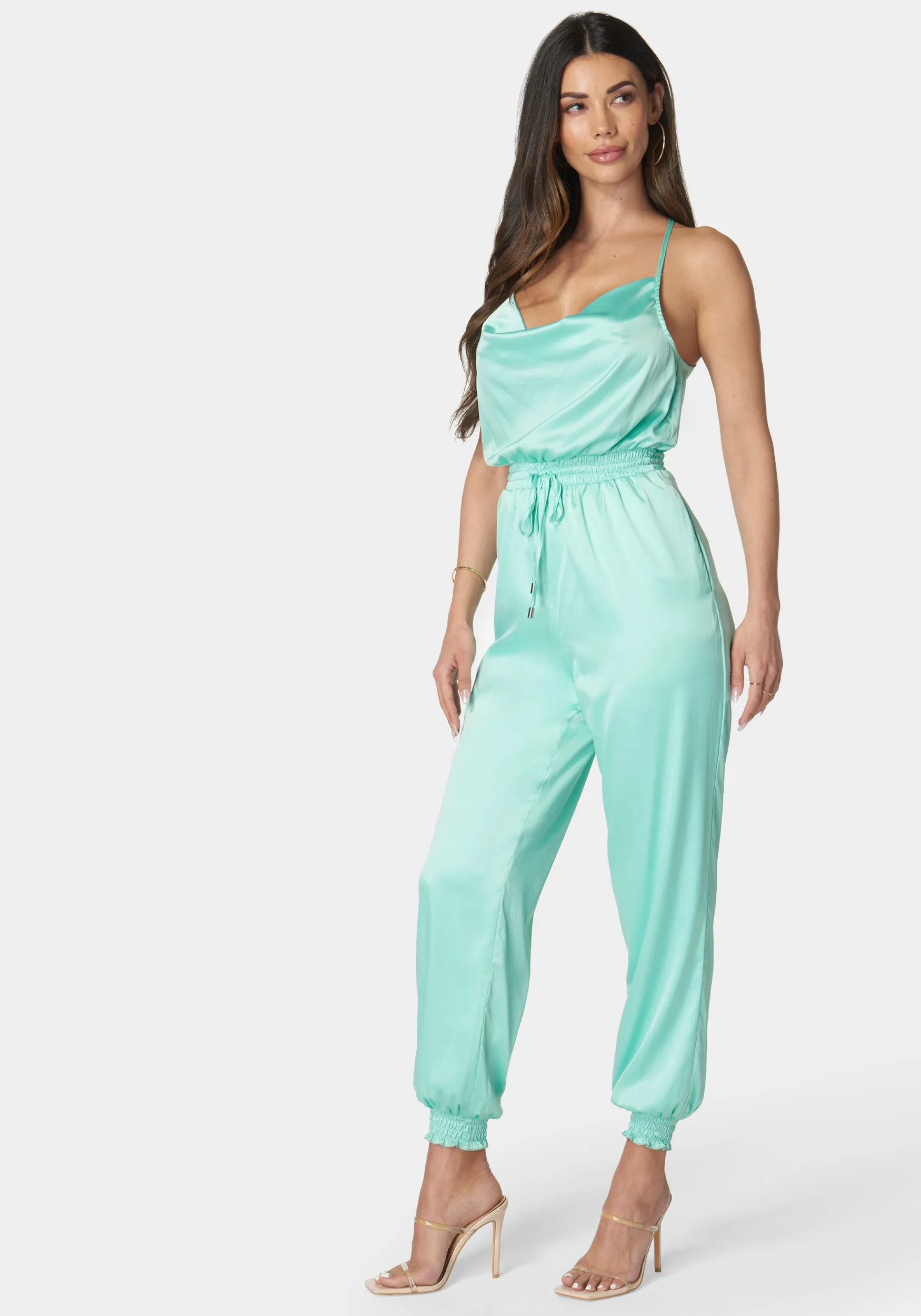 Cowl Neck Jumpsuit sold by Bebe product image thumbnail 2