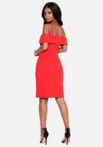 Off Shoulder Sweetheart Dress sold by Bebe