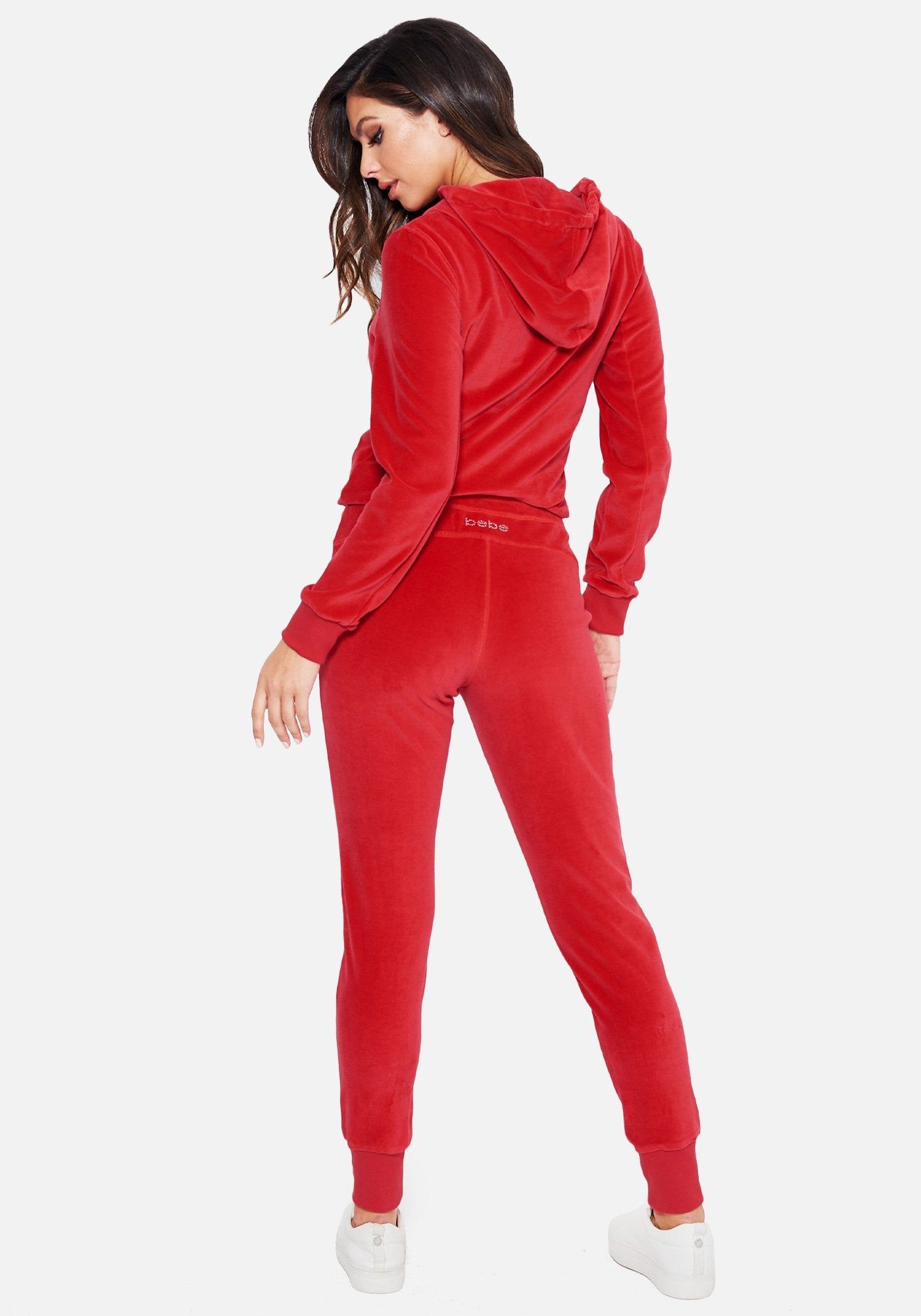 Logo Velour Jogger Pants sold by Bebe product image thumbnail 3