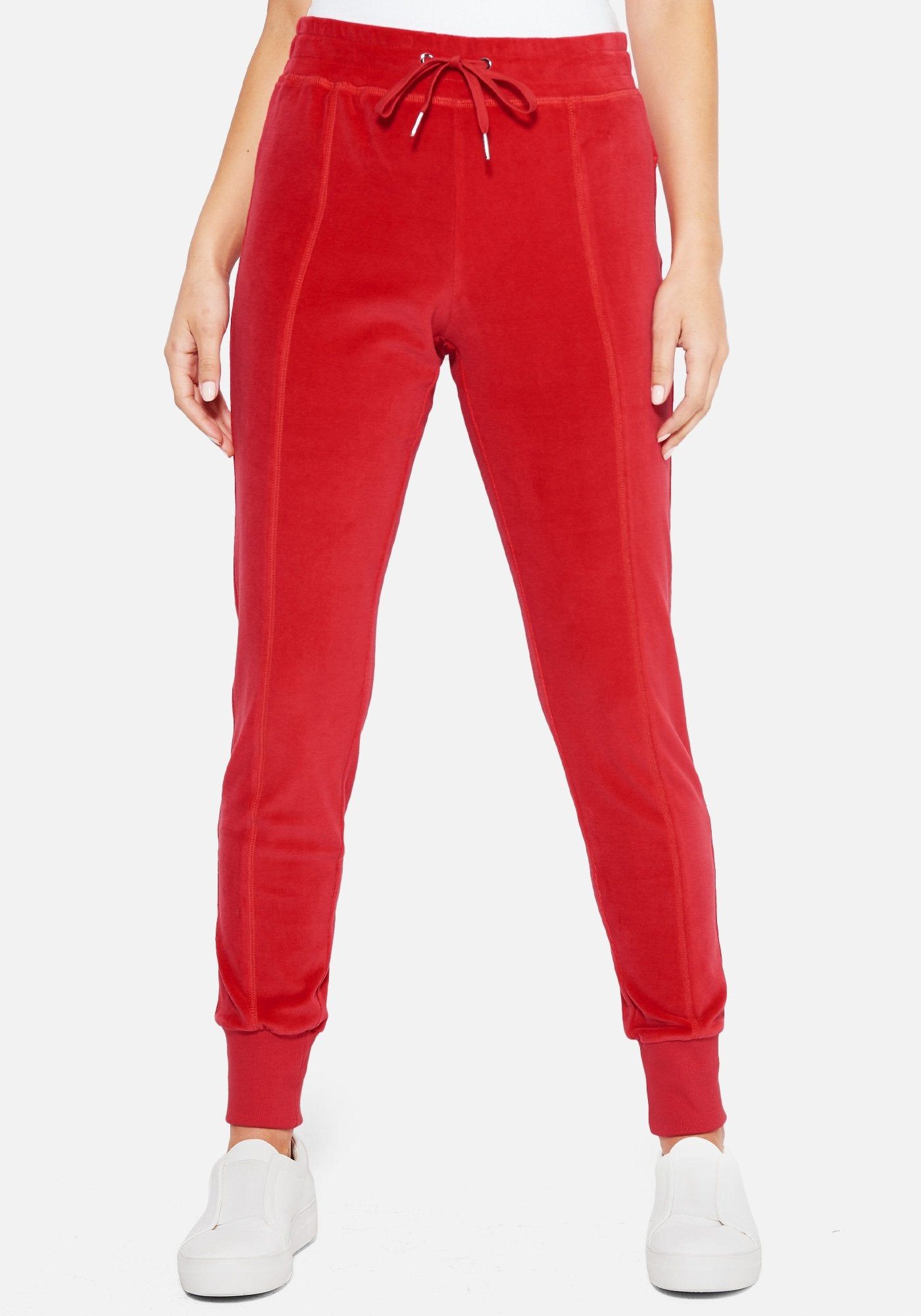 Logo Velour Jogger Pants sold by Bebe