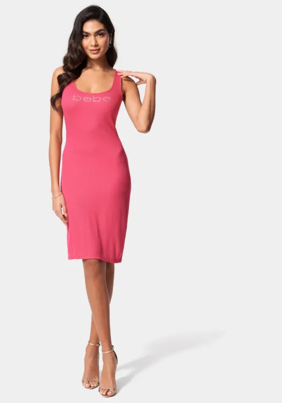 Tank Logo Dress sold by Bebe