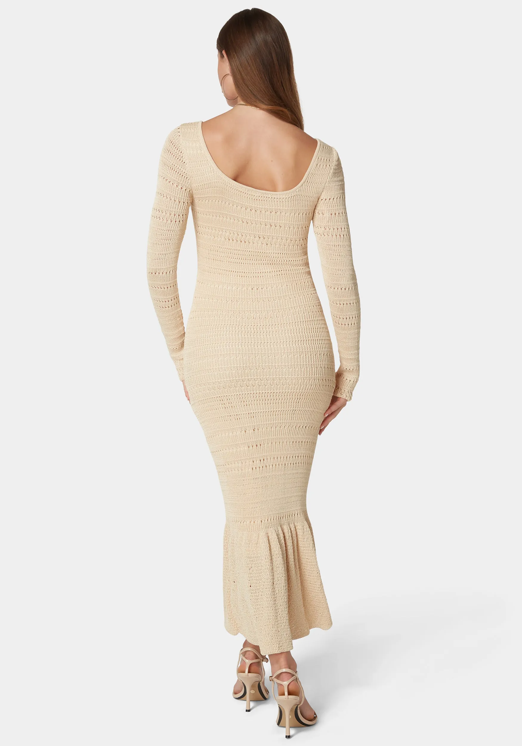 Sienna Crochet Midi Dress sold by Bebe product image thumbnail 3