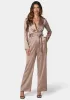 Satin Blazer Jumpsuit sold by Bebe
