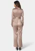 Satin Blazer Jumpsuit sold by Bebe