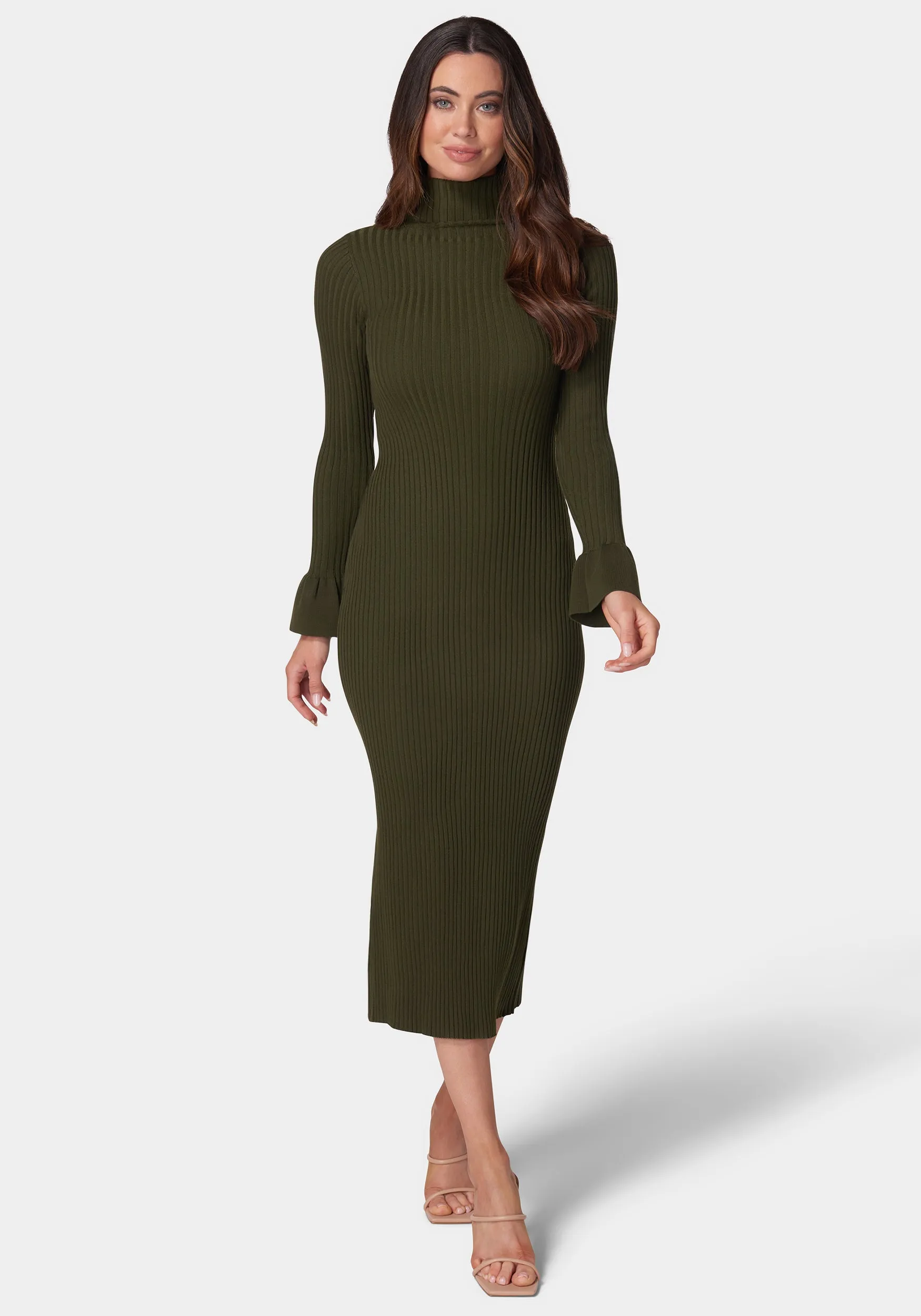 Bell Sleeve Sweater Dress sold by Bebe