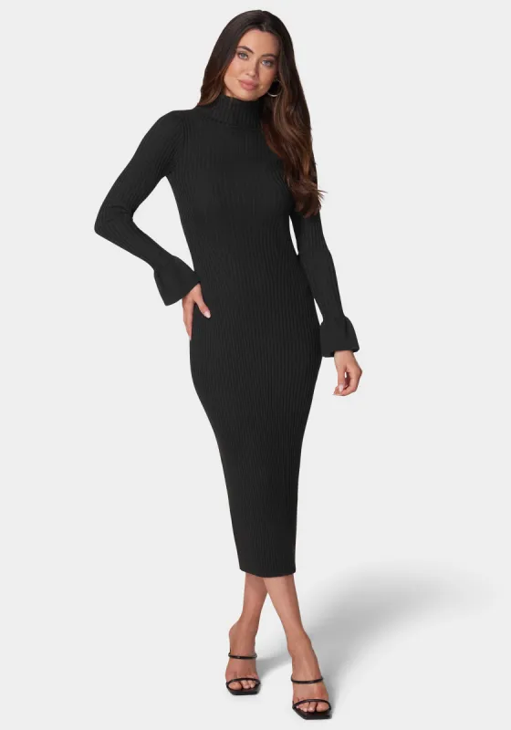 Bell Sleeve Sweater Dress sold by Bebe