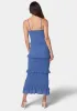 Georgette Smocked Midi Dress sold by Bebe