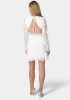 Open Back Lace Mini Dress sold by Bebe