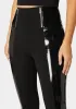 High Waist Zipper Detail Liquid Shine Combo Knit Legging sold by Bebe