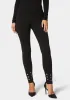 Natural Waist Grommet Detail Knit Legging sold by Bebe