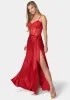 Lace And Satin Bustier Gown sold by Bebe