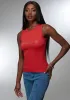 Rhinestone Logo Double Front Tank sold by Bebe