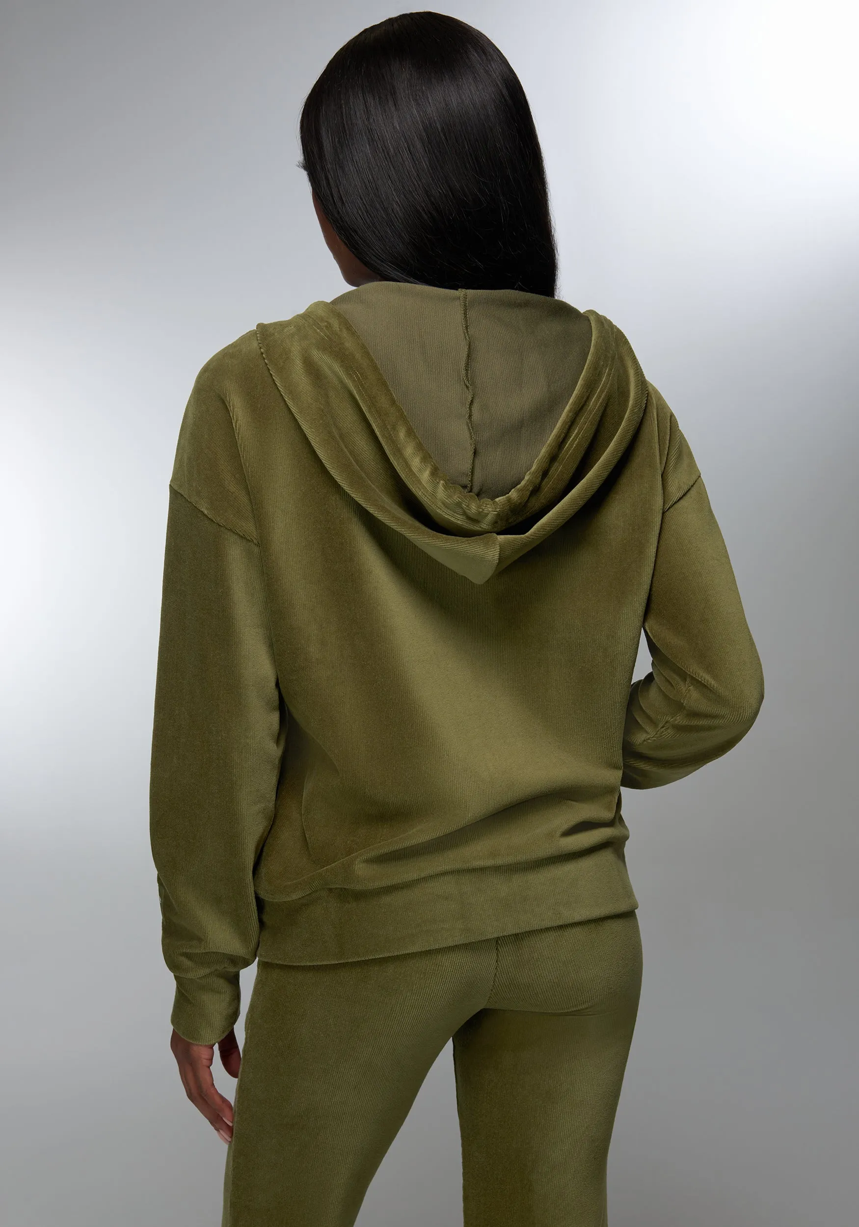 Micro Cord Hoodie sold by Bebe product image thumbnail 3