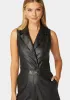 Embossed Vegan Leather Tailored Romper sold by Bebe