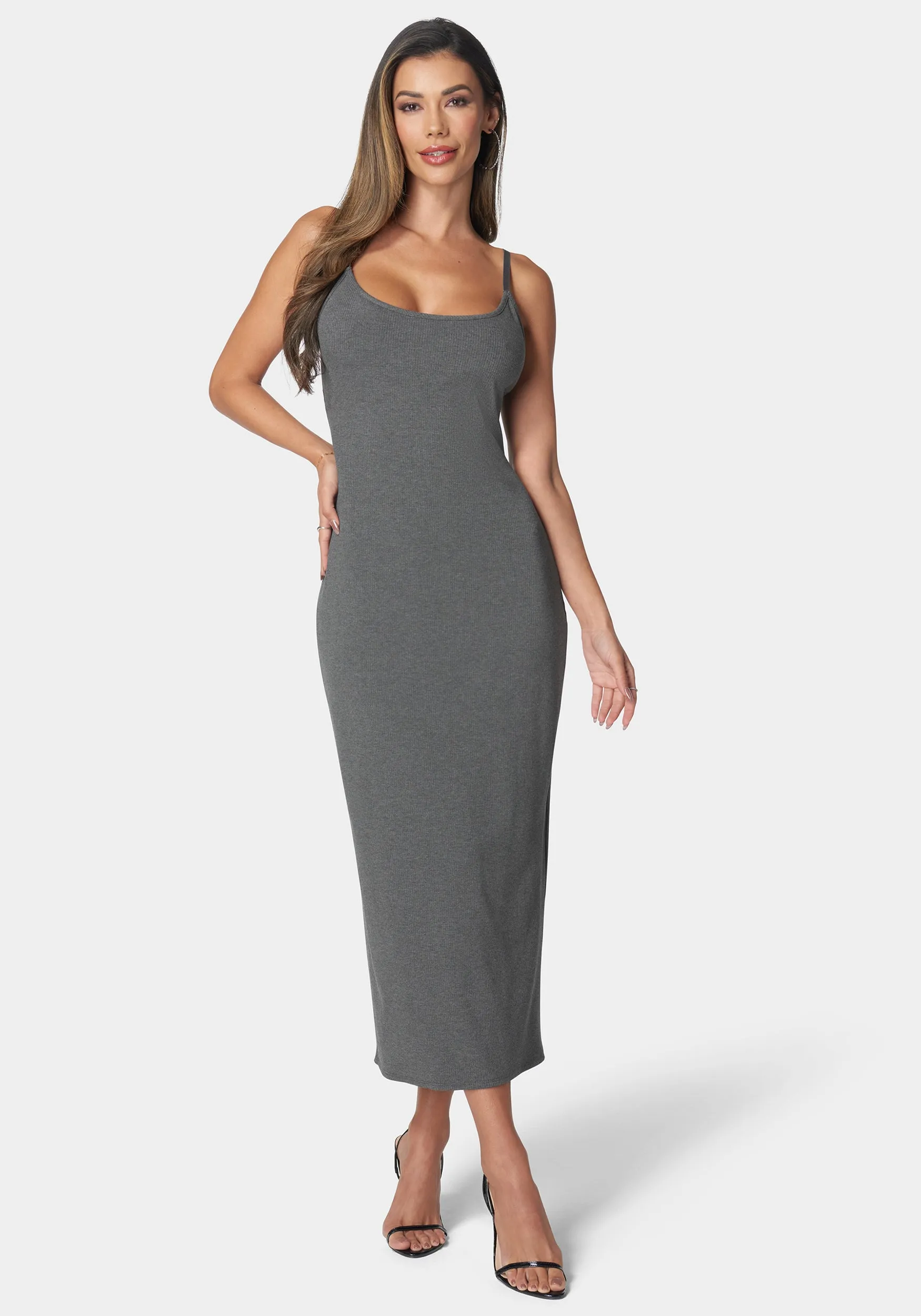 Rib Tank Maxi Dress sold by Bebe