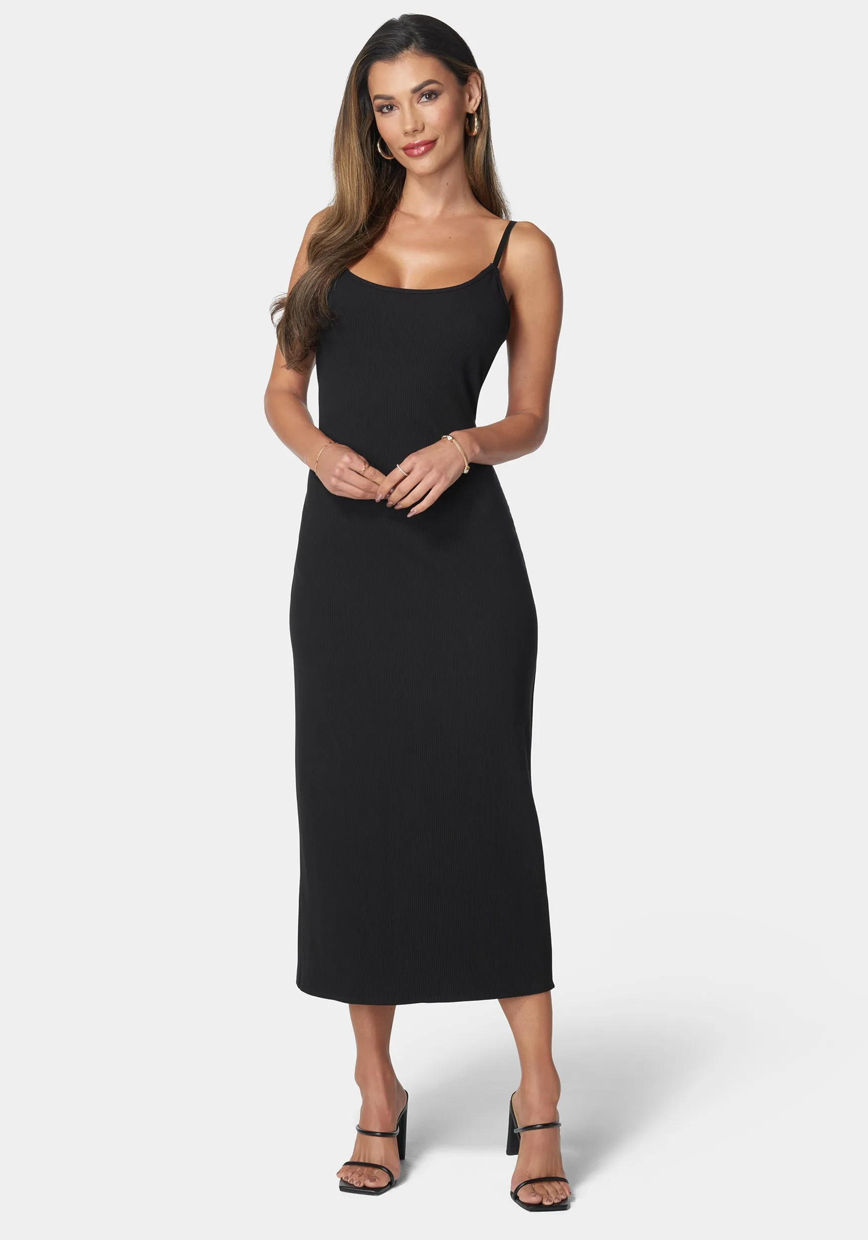 Rib Tank Maxi Dress sold by Bebe
