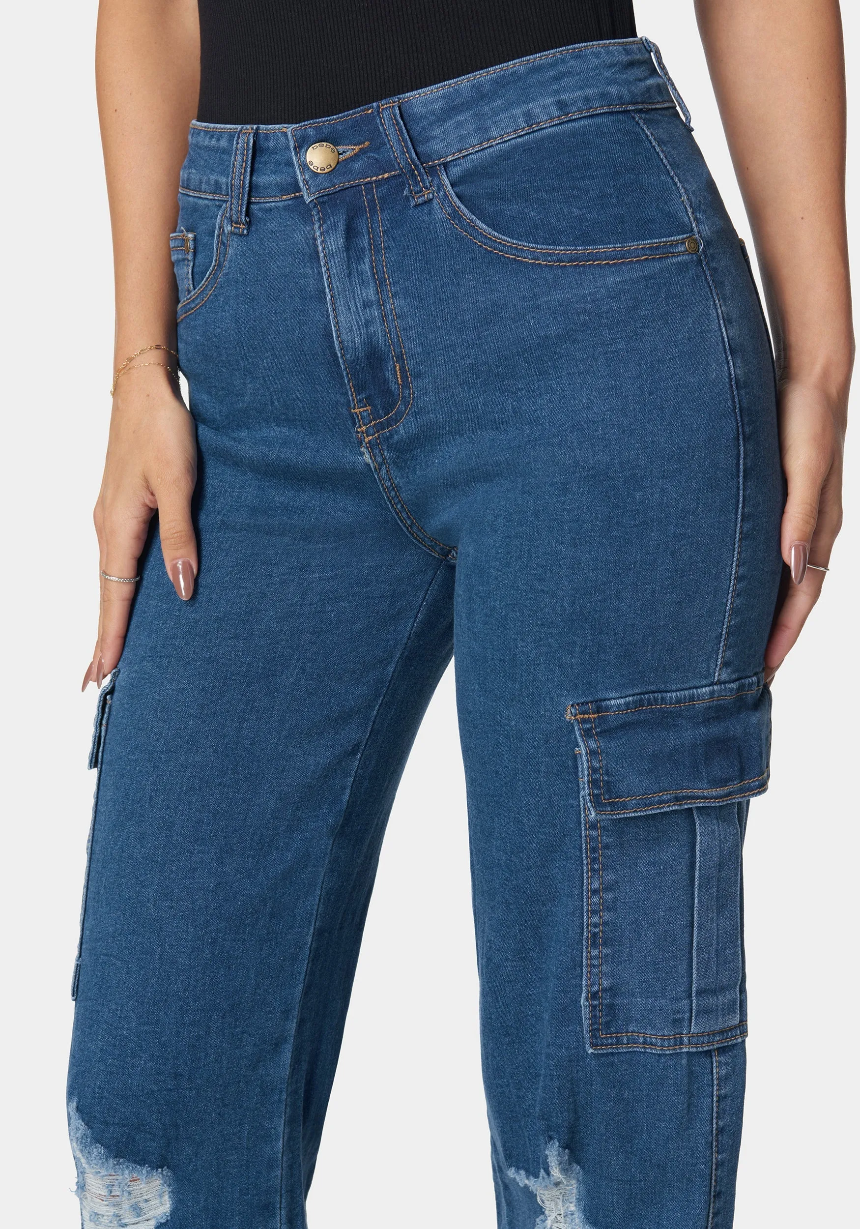 The Wide Leg Jean sold by Bebe product image thumbnail 4