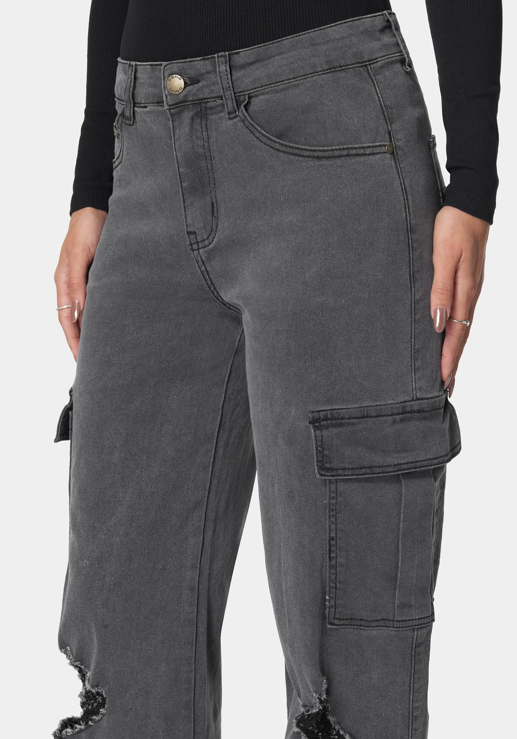 The Wide Leg Jean sold by Bebe product image thumbnail 4
