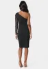 Beaded One Shoulder Midi Dress sold by Bebe