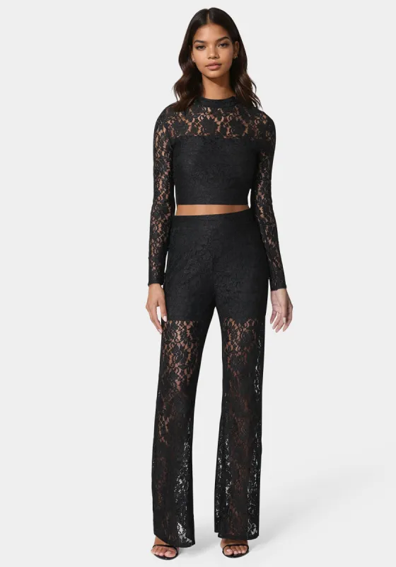 Two Piece Lace Jumpsuit sold by Bebe