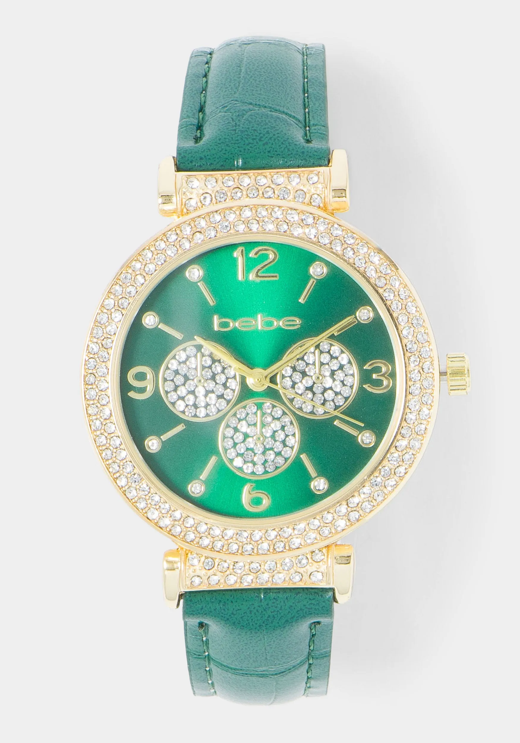 Croco Strap Crystal Watch sold by Bebe