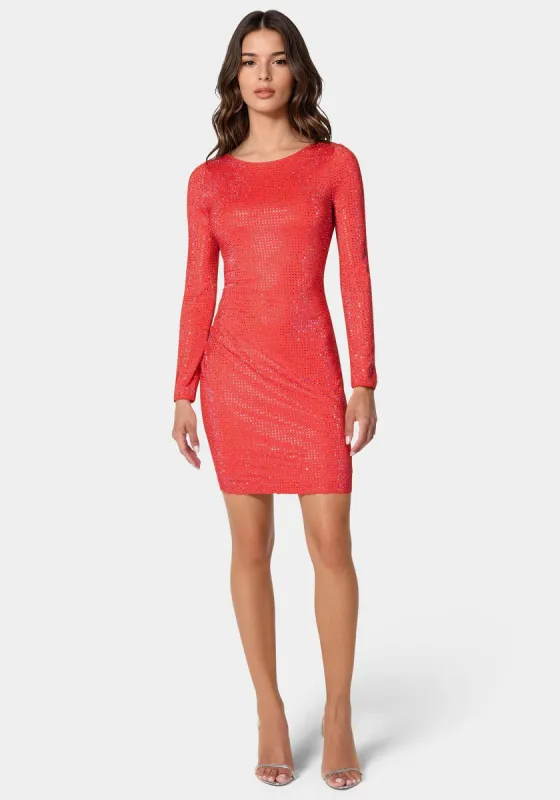 Longsleeve Crystal Midi Dress sold by Bebe