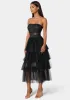 Tulle Corset Midi Dress sold by Bebe