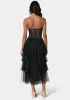 Tulle Corset Midi Dress sold by Bebe