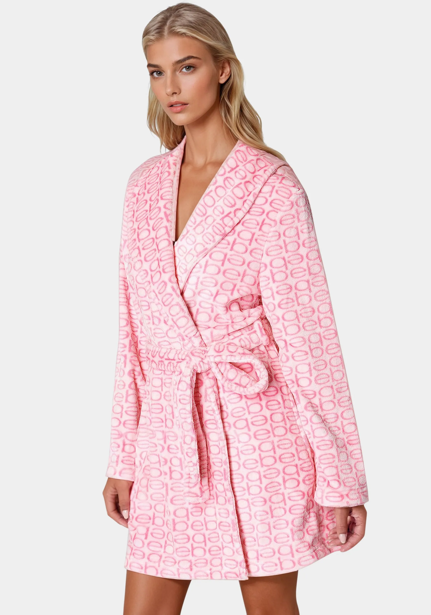 Printed Plush Robe sold by Bebe product image thumbnail 2