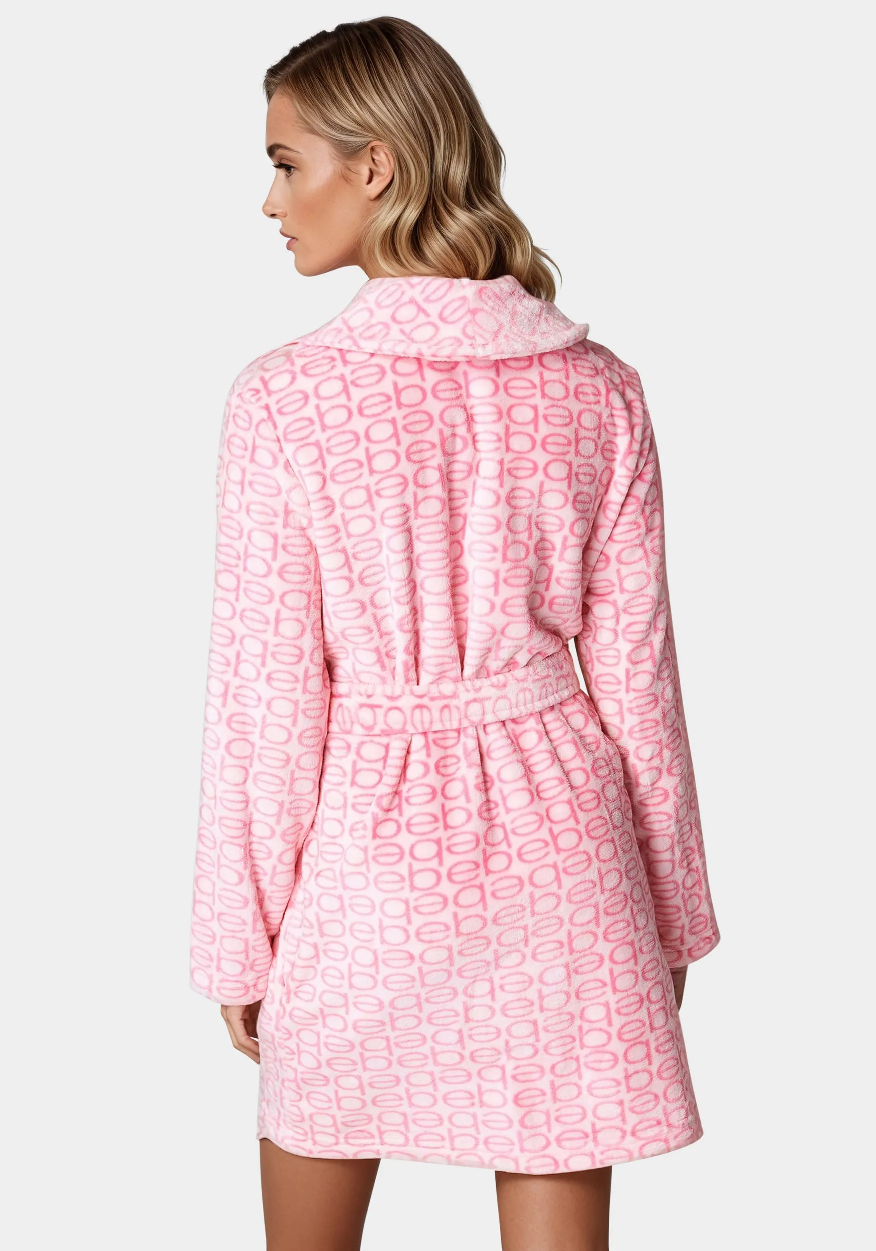 Printed Plush Robe sold by Bebe product image thumbnail 3