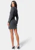Puff Sleeve Button Down Denim Dress sold by Bebe