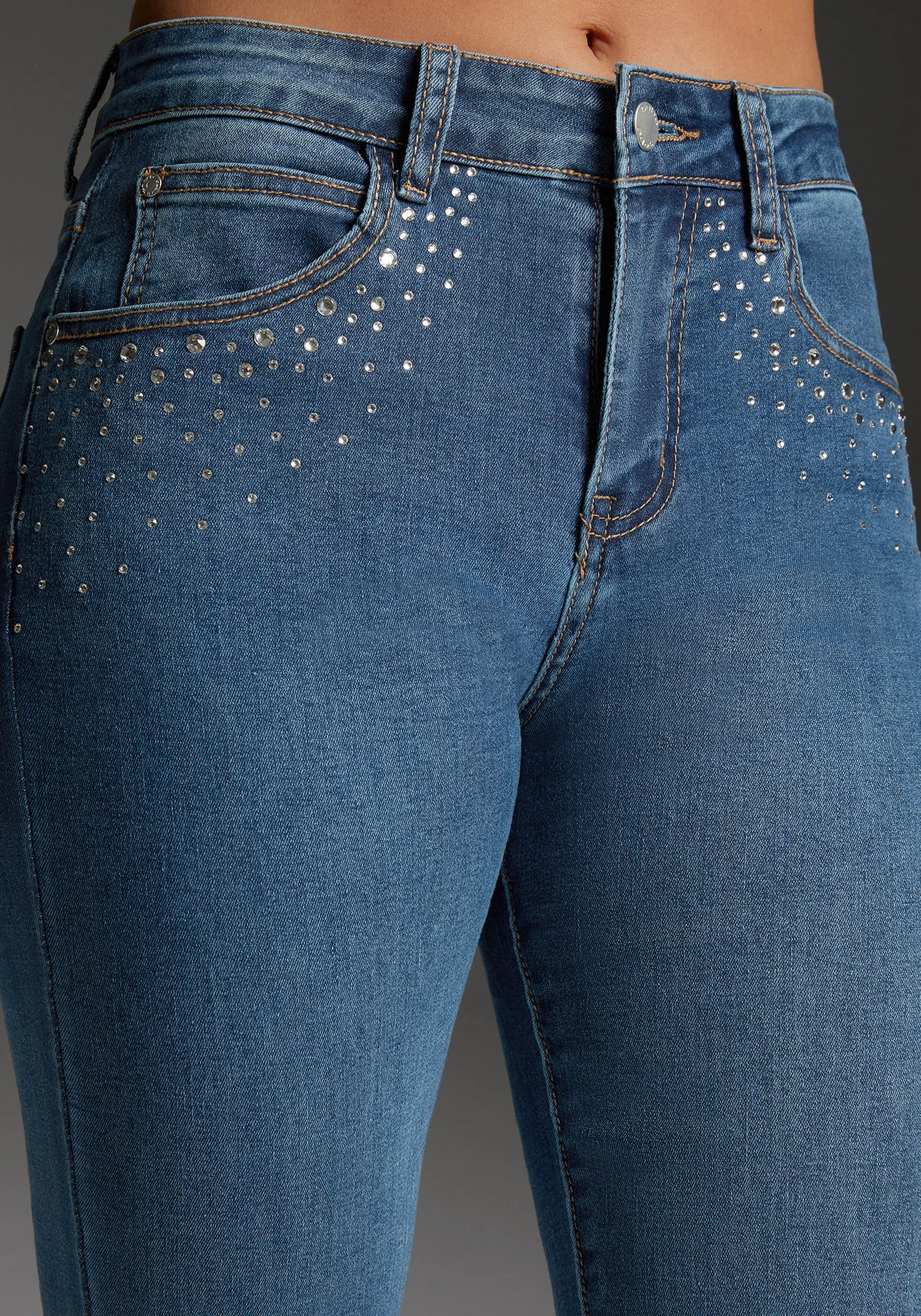 bebe Slim Jean Embellished With Crystals by Swarovski sold by Bebe product image thumbnail 4