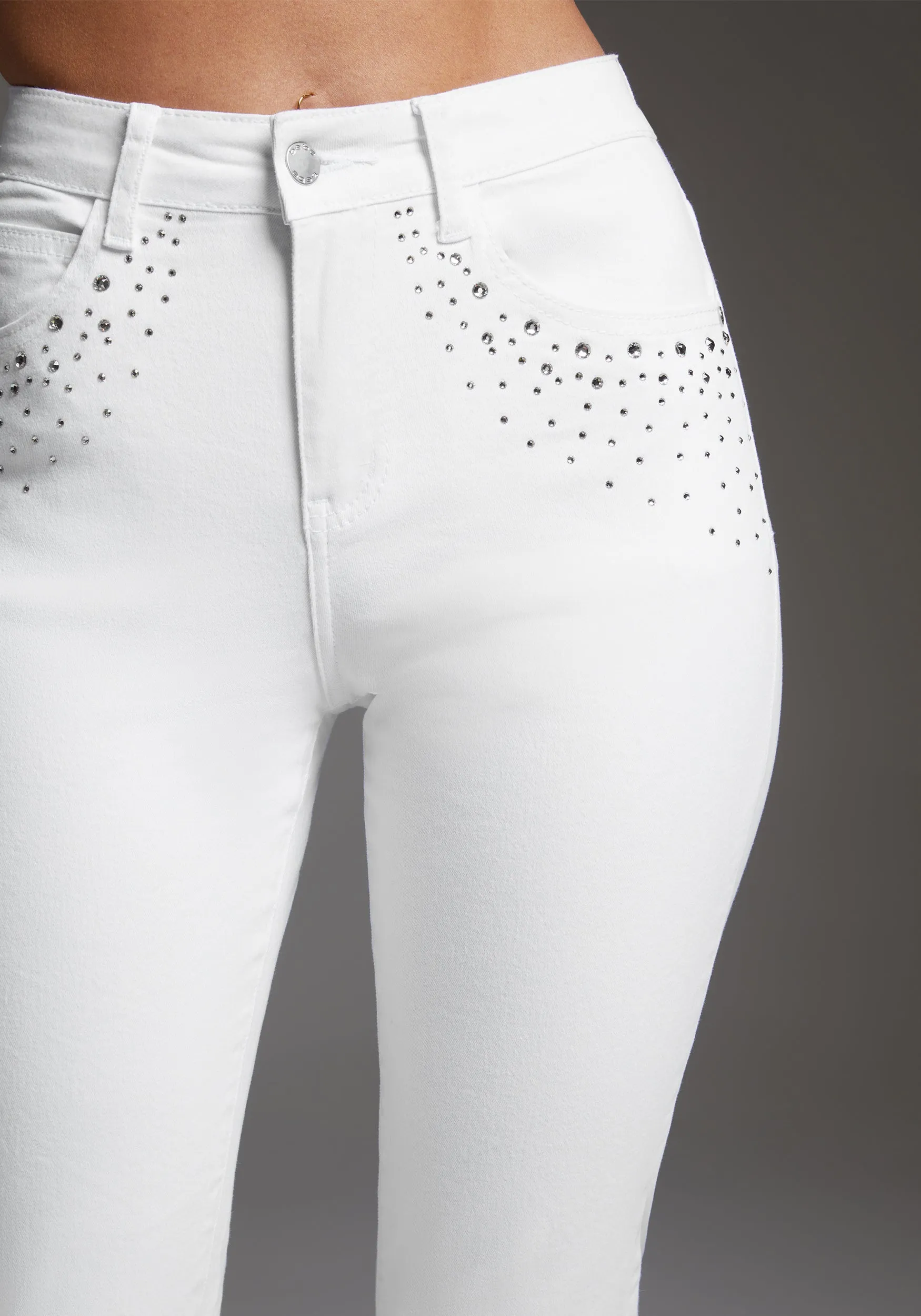 bebe Slim Jean Embellished With Crystals by Swarovski sold by Bebe product image thumbnail 4