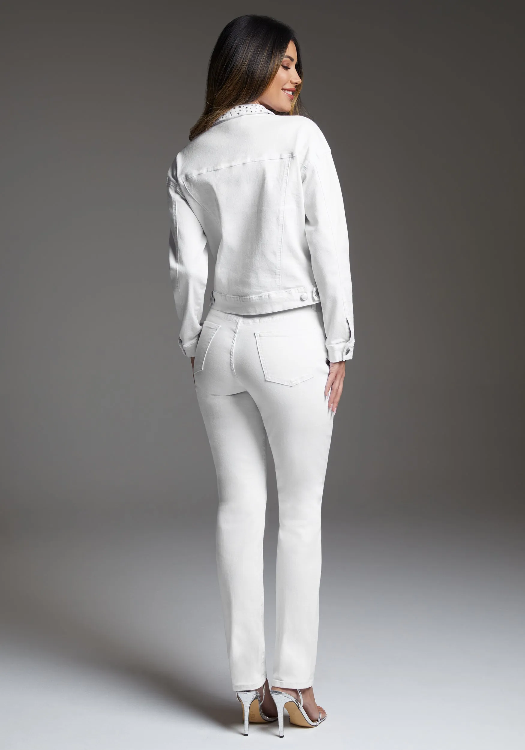 bebe Slim Jean Embellished With Crystals by Swarovski sold by Bebe product image thumbnail 3