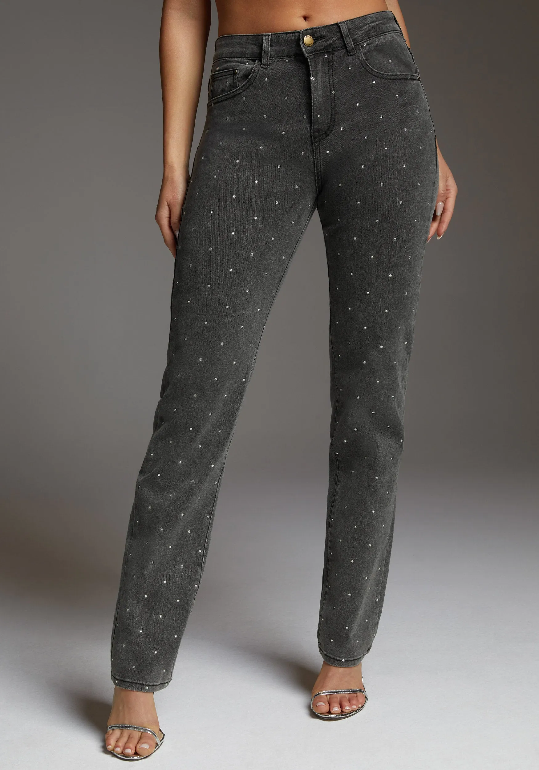The Embellished Straight Leg sold by Bebe