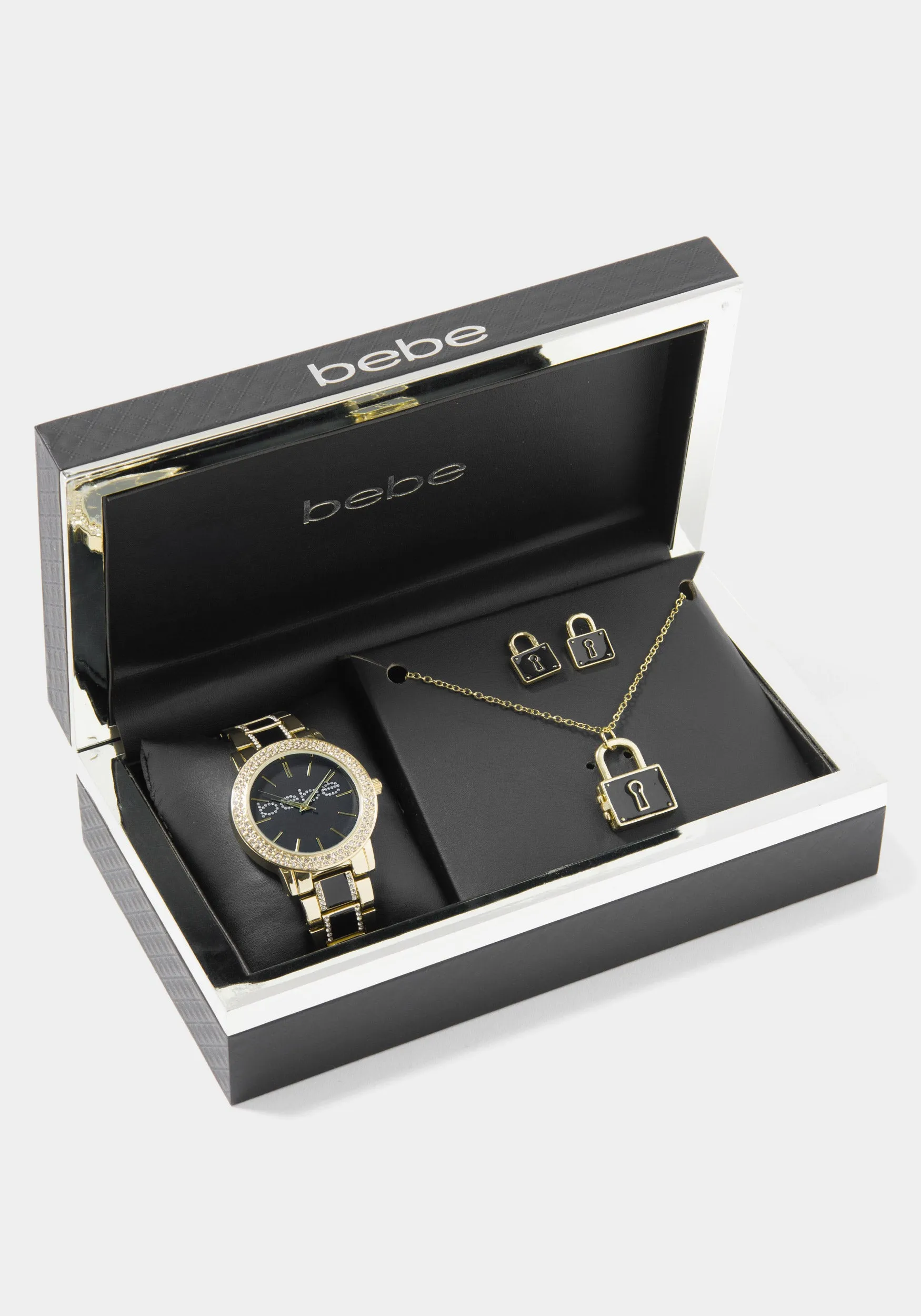 Watch Locket And Earring Set sold by Bebe product image thumbnail 5