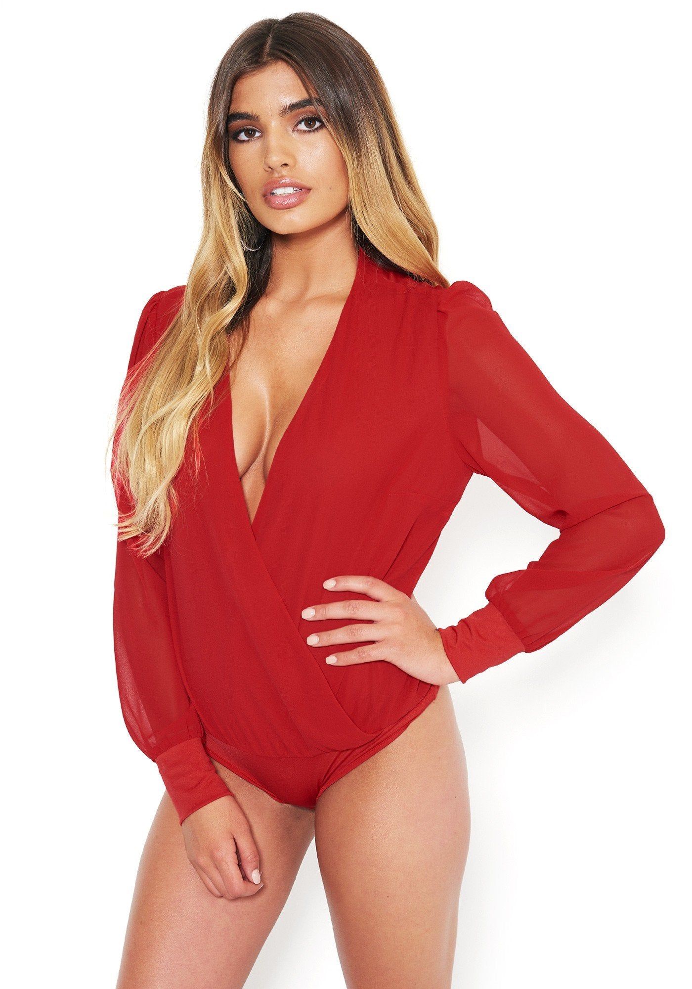 Wrap Bodysuit sold by Bebe product image thumbnail 2