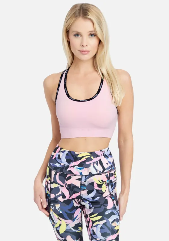 Bebe Sport Mini Logo Sports Bra sold by Bebe