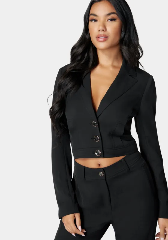 Tailored Twill Jacket sold by Bebe