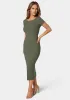 Rib T Shirt Maxi Dress sold by Bebe