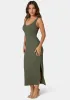 V Neck Rib Tank Maxi Dress sold by Bebe