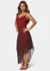 Ombre Chiffon Cowl Dress sold by Bebe