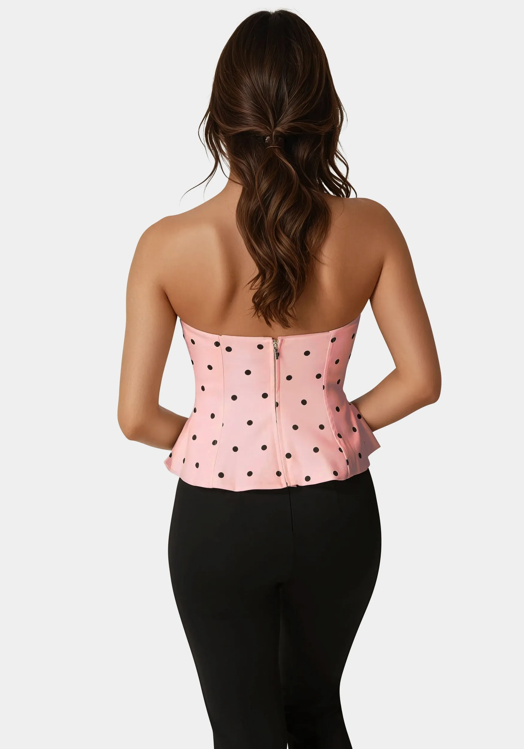 Rosette Satin Corset sold by Bebe product image thumbnail 3