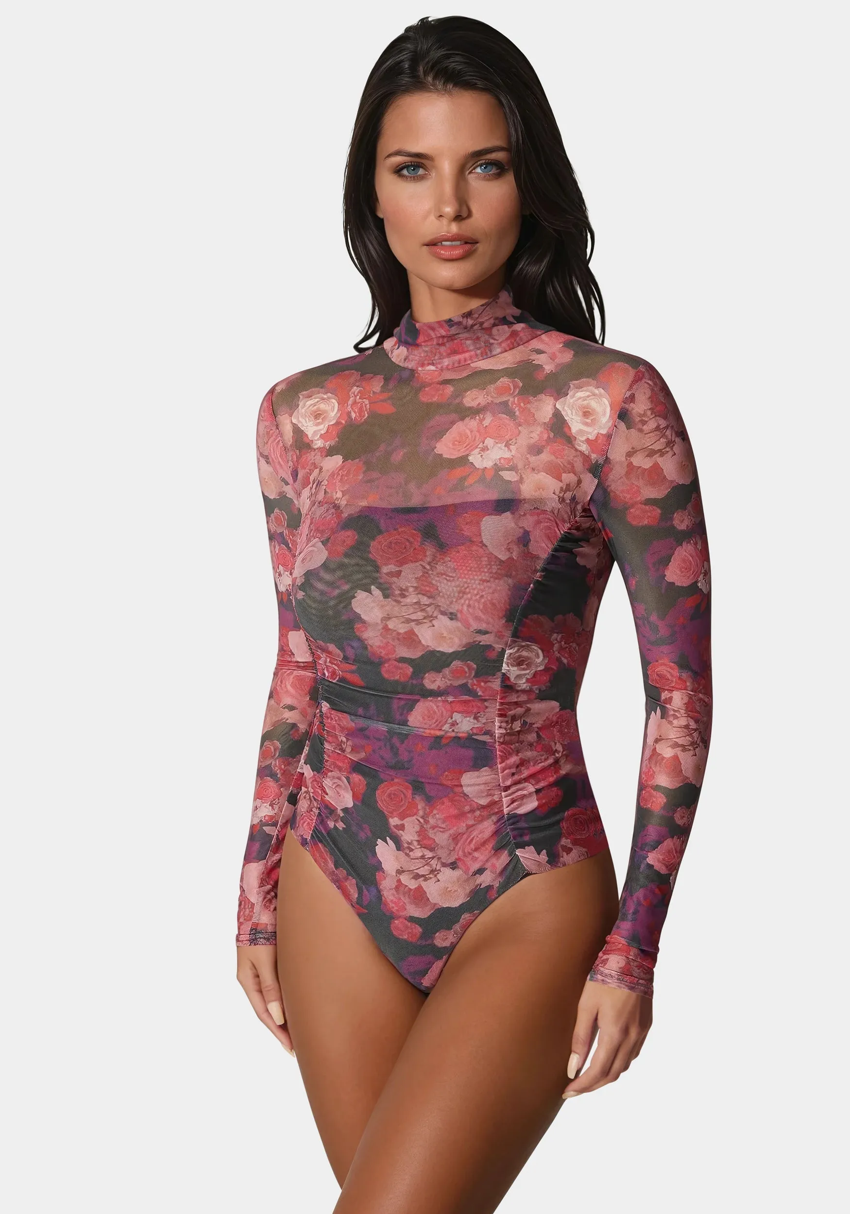 Floral Mesh Bodysuit sold by Bebe product image thumbnail 2