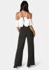 Cold Shoulder Palazzo Leg Jumpsuit sold by Bebe
