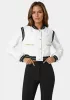 Textured Bomber Jacket sold by Bebe
