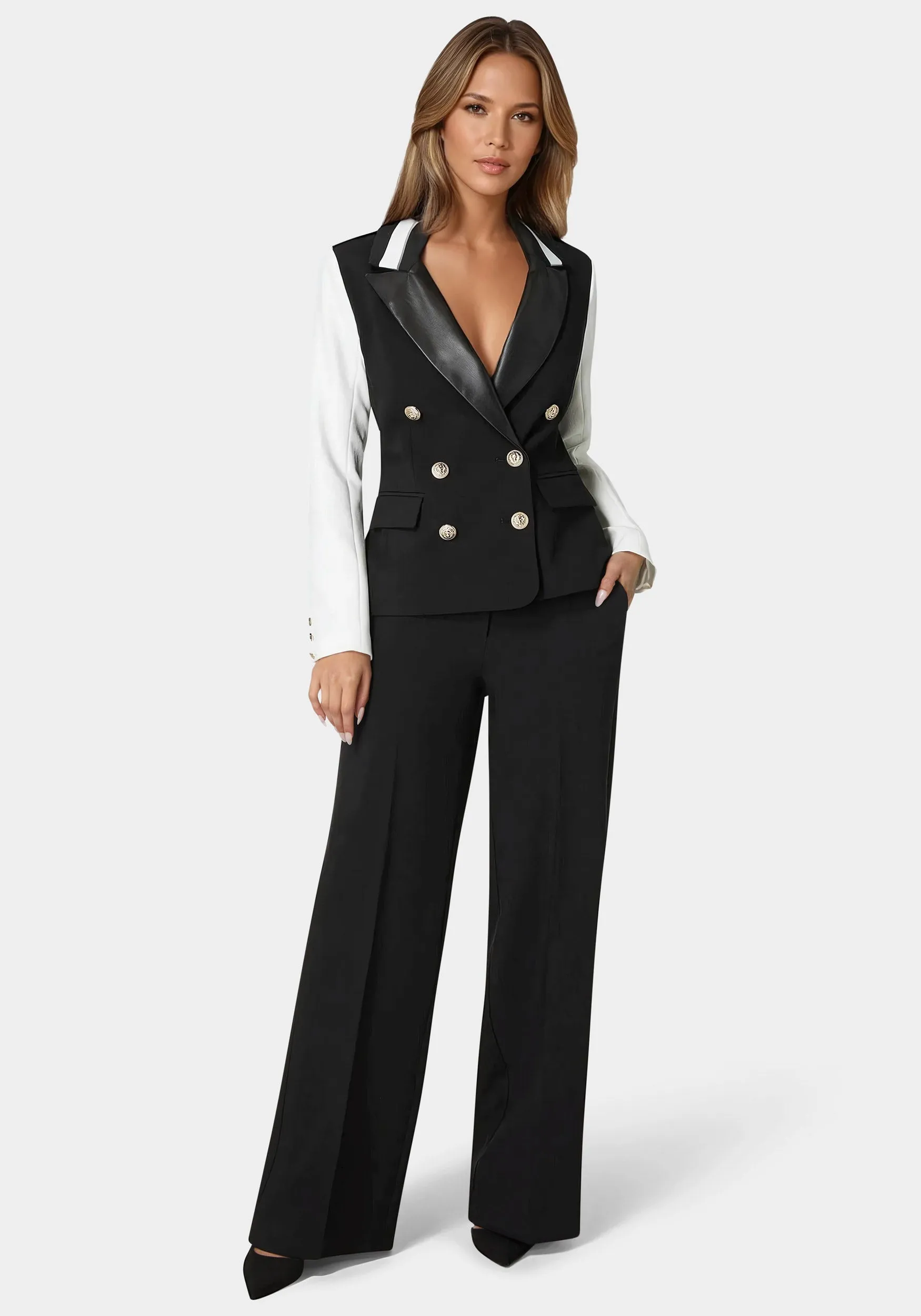 Tailored Two Tone Blazer sold by Bebe product image thumbnail 2