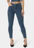 Natural Waist Skinny Leg Jeans sold by Bebe
