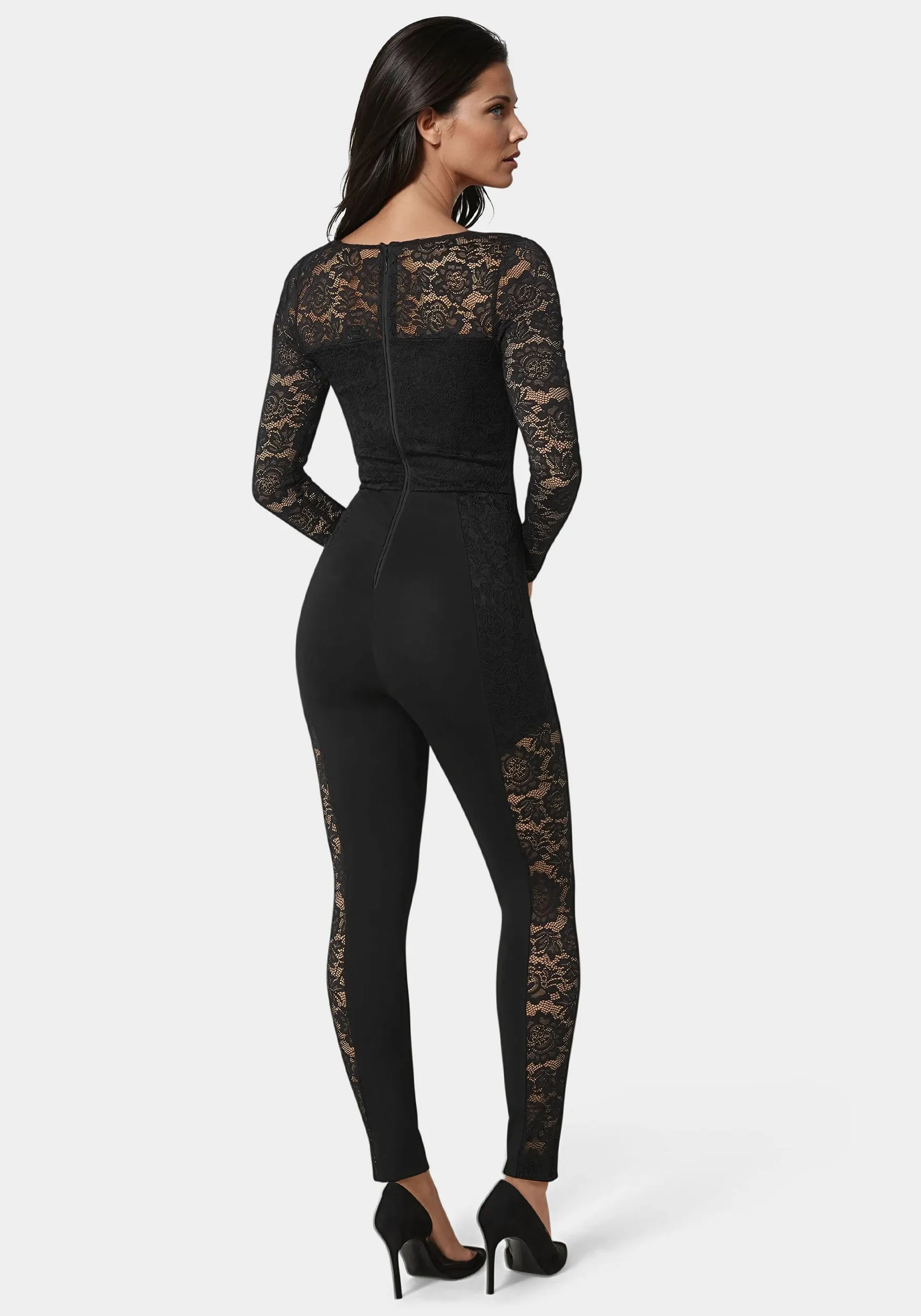 Lace Combo Catsuit sold by Bebe product image thumbnail 3
