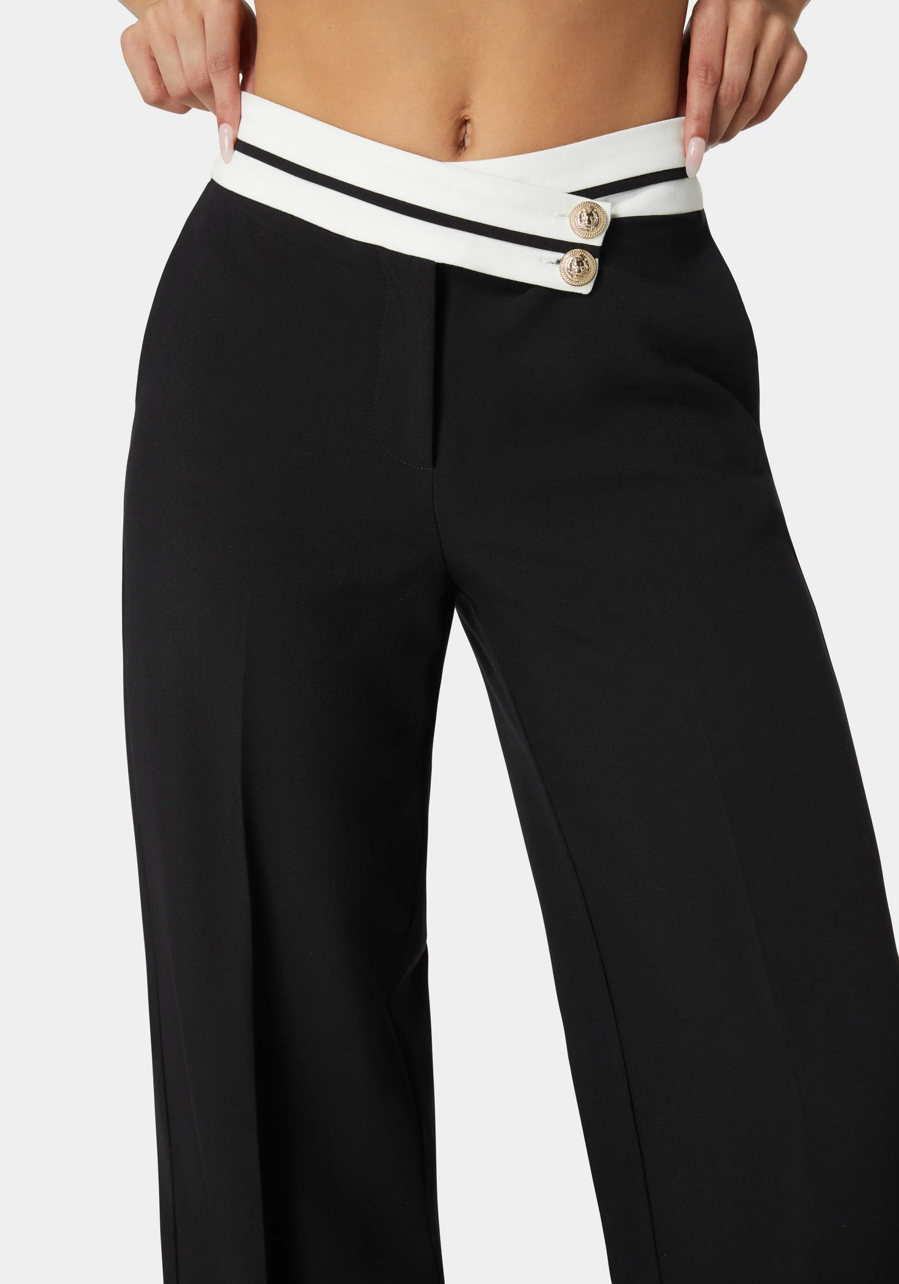 High Waist Palazzo Leg Pant sold by Bebe product image thumbnail 4